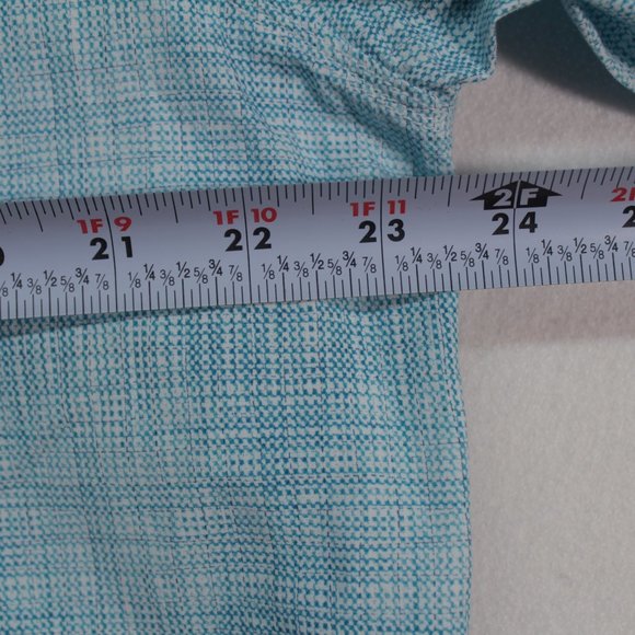 Bugatchi Shirt Men's XL (Size Tag Cut) Blue Long Sleeve Classic Fit - Picture 8 of 16